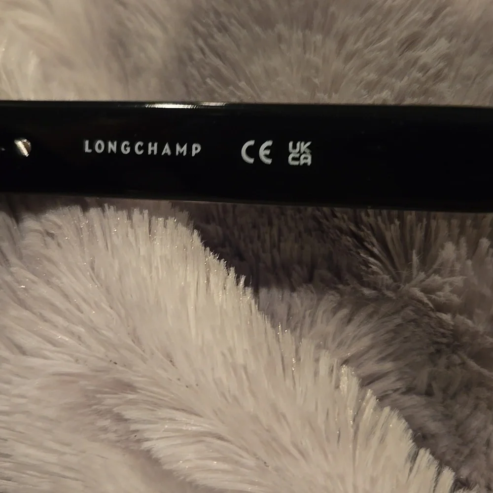 Longchamp Paris Black Cat-Eye Sunglasses Brand New in Case